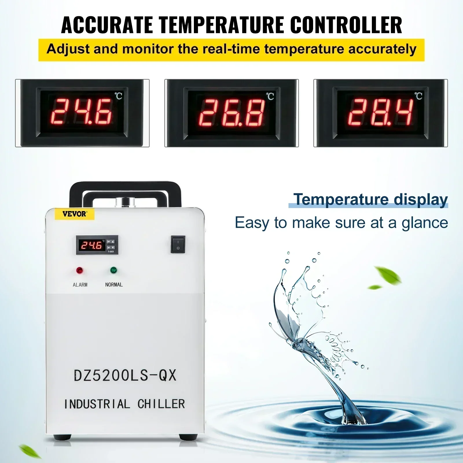 مبرد مياه صناعي SIHAO CW3000 C - مراجعة Laser Industrial Chiller وسعره