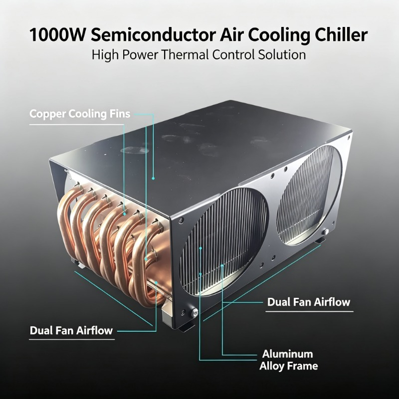 مبرد هواء بيلتير شبه موصل بقوة - مراجعة Laser Industrial Chiller وسعره
