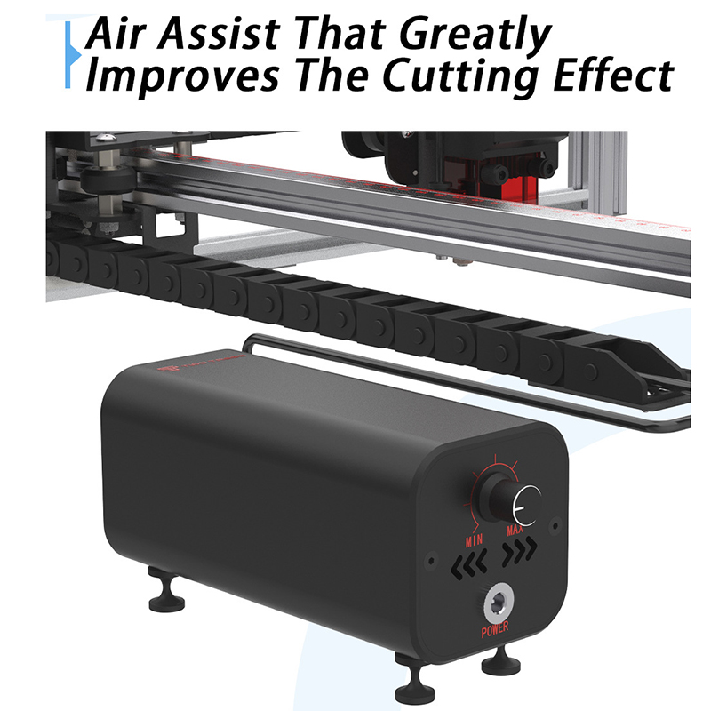 مضخة هواء عالية السرعة مساعدة  - مراجعة Industrial Laser Engraver وسعره
