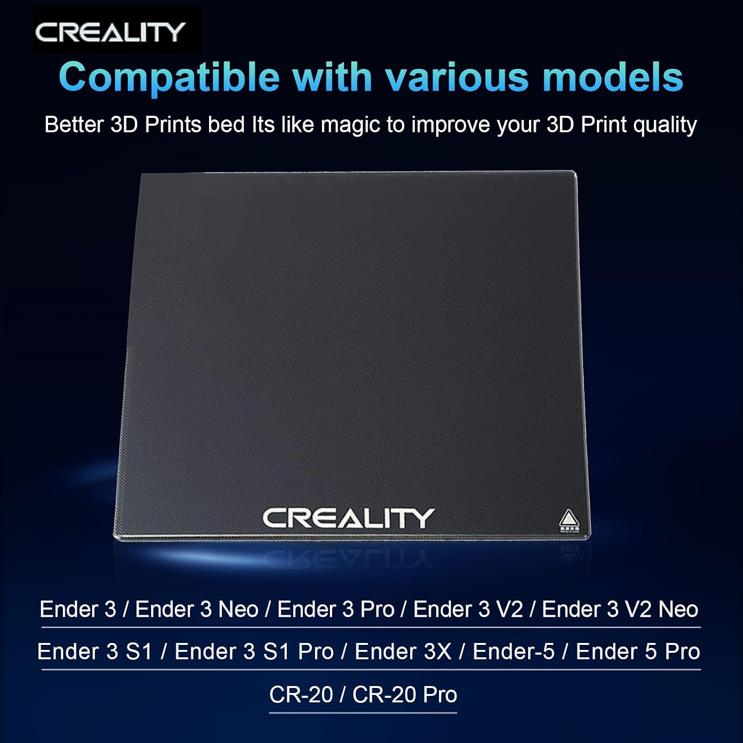 كرياليتي، لوحة الطباعة الزجاجي - مراجعة Creality Printer Ender 3 وسعره