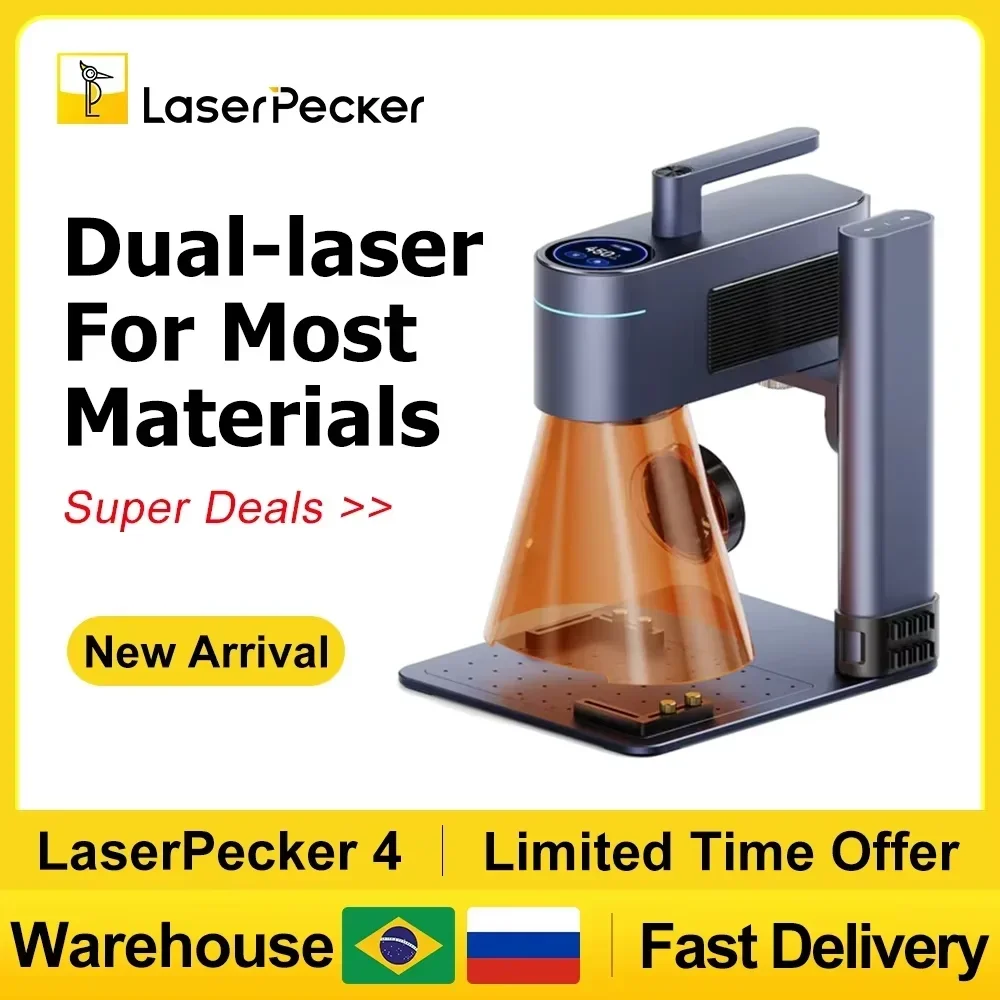 آلة النقش بالليزر LASERPECKER  - مراجعة Industrial Laser Engraver وسعره