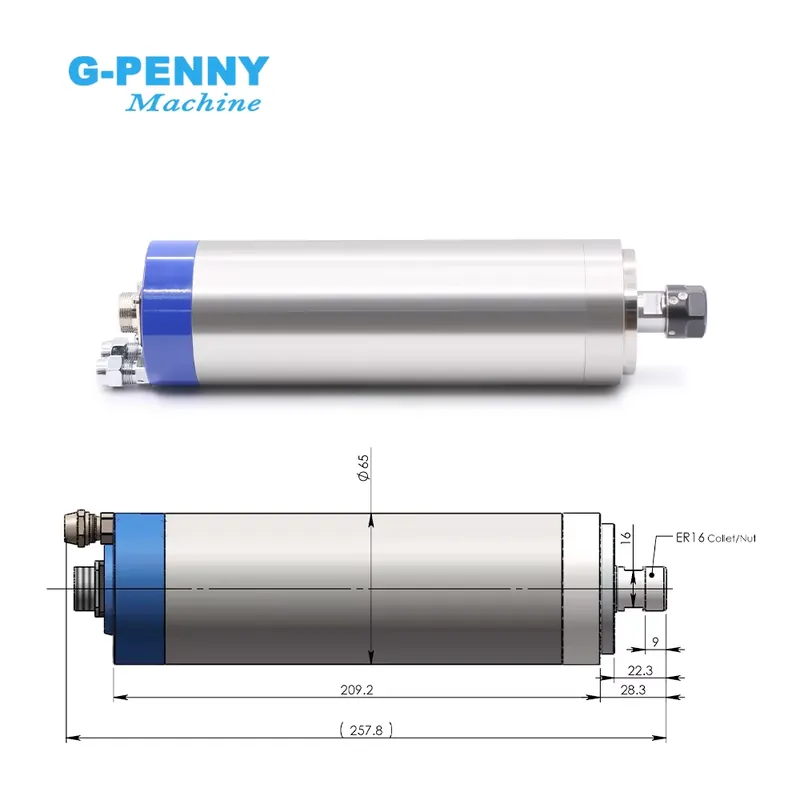 مجموعة محركات مغزلية مبردة بال - مراجعة Cnc Spindle Motor وسعره